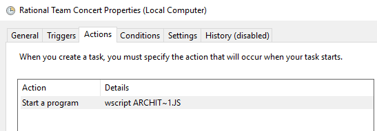 scheduled task screenshot
